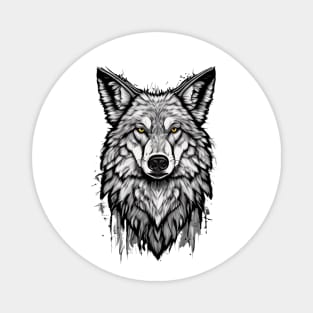 Mystical Wolf Art Magnet